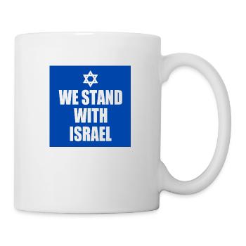 We stand with israel - Mug - white - Right