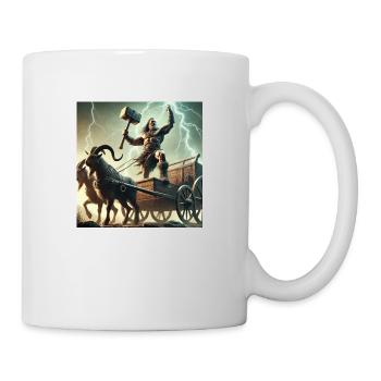 Thor, Wikinger und germanischer Gott - Tasse - Weiß - Rechts
