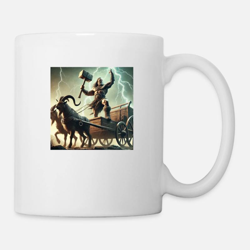 Thor, Viking and Germanic god - Mug - white