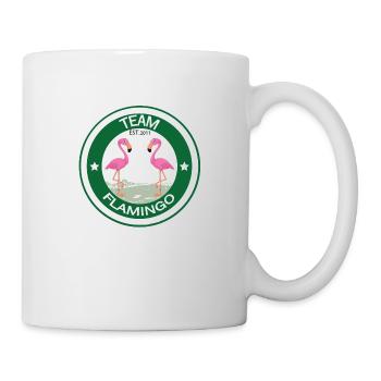 Team Flamingo - Tasse - Weiß - Rechts