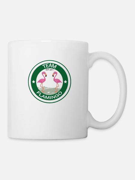 Team Flamingo - Tasse - Weiß