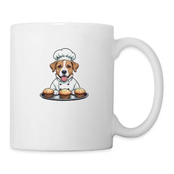 Dog Chef Dog Friends Cadeau Muffin Cuisson - Mug blanc - blanc - Droite