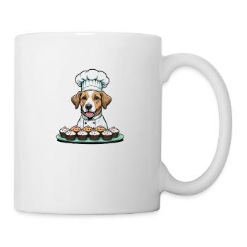 Dog Chef Dog Friends Cadeau Muffin Cuisson - Mug blanc - blanc - Droite