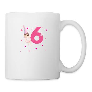 6th Birthday Pink Fairy - Mug - white - Right