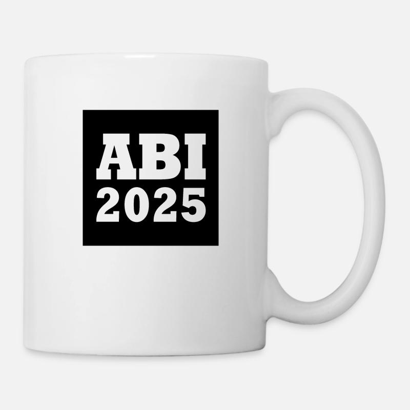 Abi 2025 - Tasse - Weiß