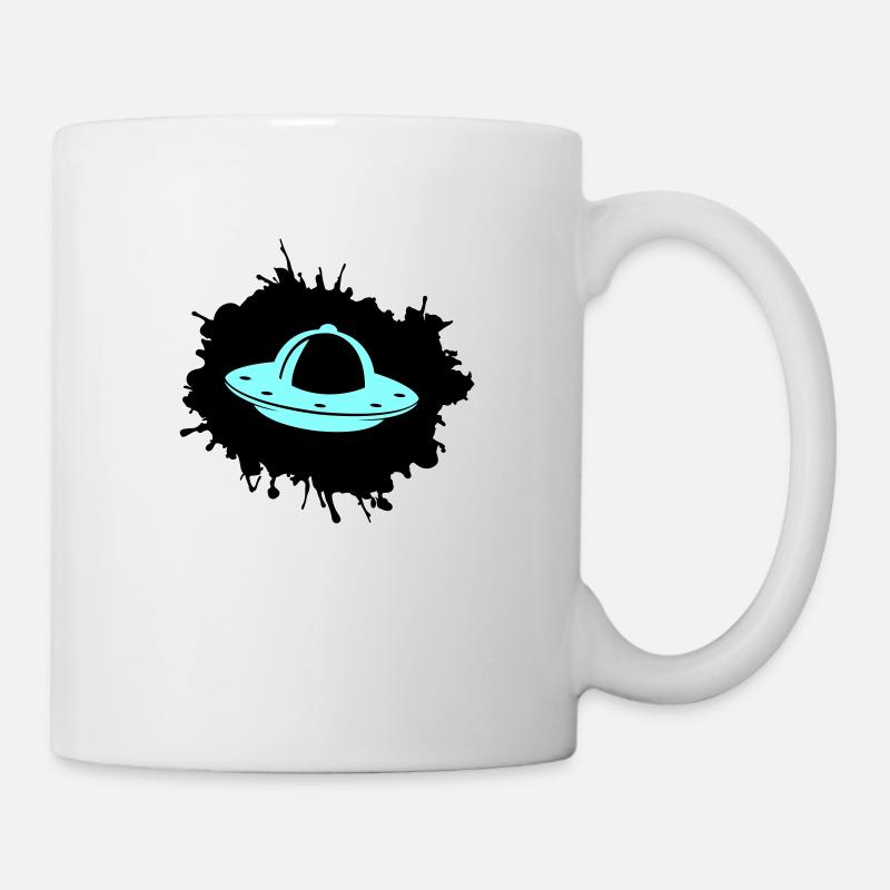 Ufo Klecks - Tasse - Weiß