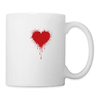 Ich liebe Forensik - Tasse - Weiß - Rechts