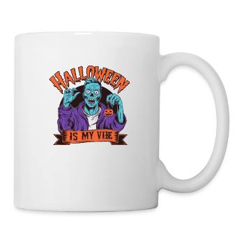 Halloween is my vibe - Mug blanc - blanc - Droite