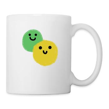 Two balls - Mug - white - Right