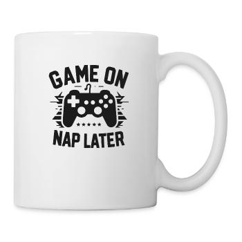 Jeu sur la sieste plus tard - Mug blanc - blanc - Droite