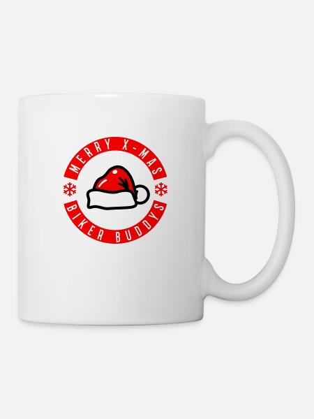 Merry X-Mas Biker Buddys - Tasse - Weiß