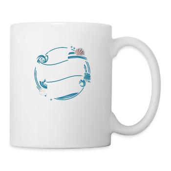 My wave life - Mug blanc - blanc - Droite
