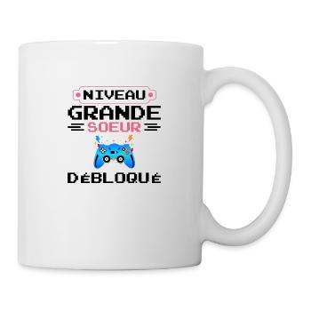 Big Sister Level Unlocked - Mug - white - Right