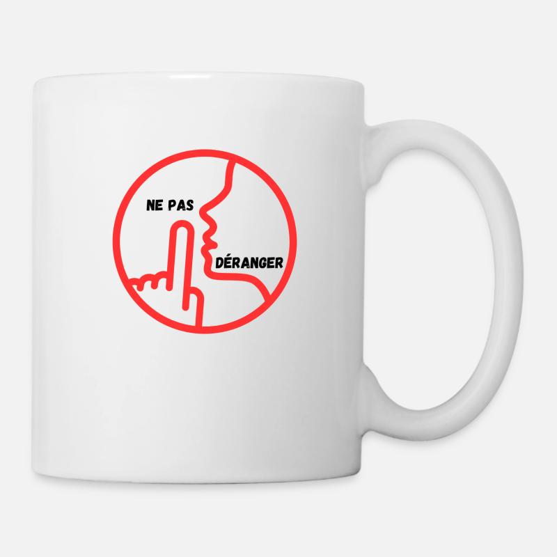 déranger - Mug blanc - blanc