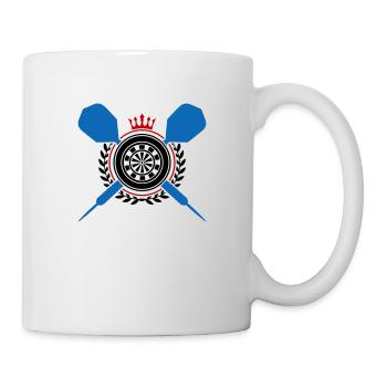 Fléchettes Fléchettes Fléchettes - Mug blanc - blanc - Droite