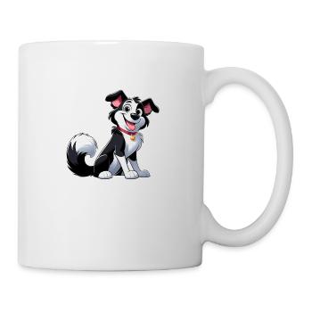Border Collie 5 - Tasse - Weiß - Rechts