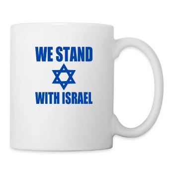 We stand with israel - Mug - white - Right