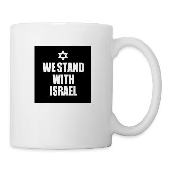 We stand with israel - Mug - white - Right