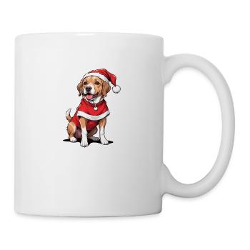Santa Dog Santa Claus Dog Gift - Mug - white - Right