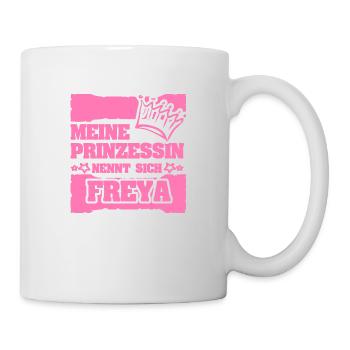 Freya comme prénom de fille - Mug blanc - blanc - Droite