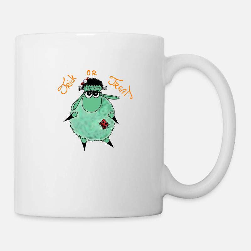 Wolly Sheepling Monstre d’Halloween - Mug blanc - blanc