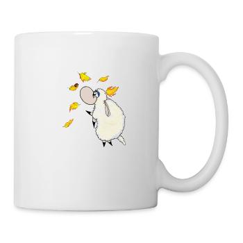 Wolly Sheepling Automne Feuille Chute - Mug blanc - blanc - Droite