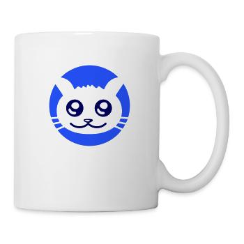 Pretty Cat Looking Happy Cheerful Smiling - Mug - white - Right