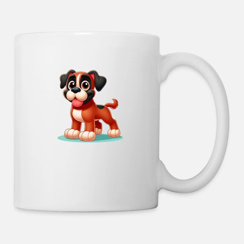 boxer - Mug blanc - blanc