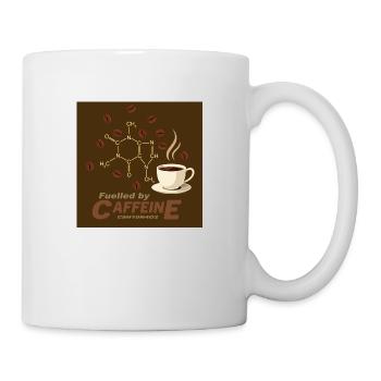 Fulled by caffiene - Mug - white - Right