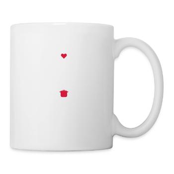 Funny sayings for all those who like to cook - Mug - white - Right