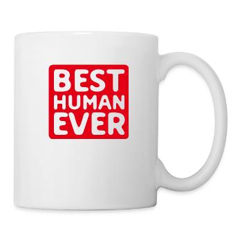 Best Human Ever Great Humanitarian Gift - Mug - white - Right