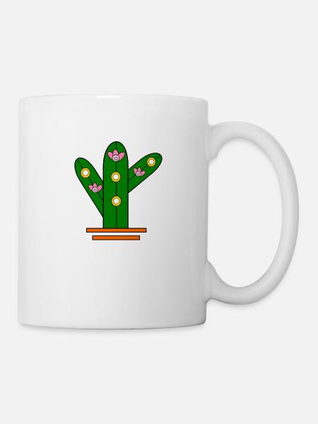 Glowing cactus - Mug - white