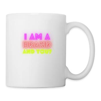 I am a Brand Neon - Mug - white - Right