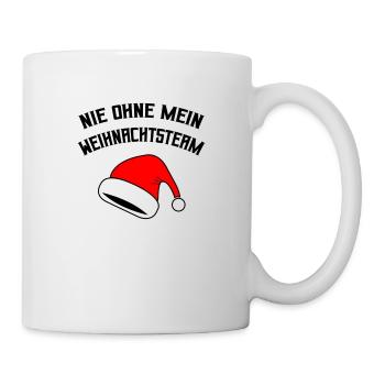 Nie ohne mein Weihnachtsteam - Tasse - Weiß - Rechts