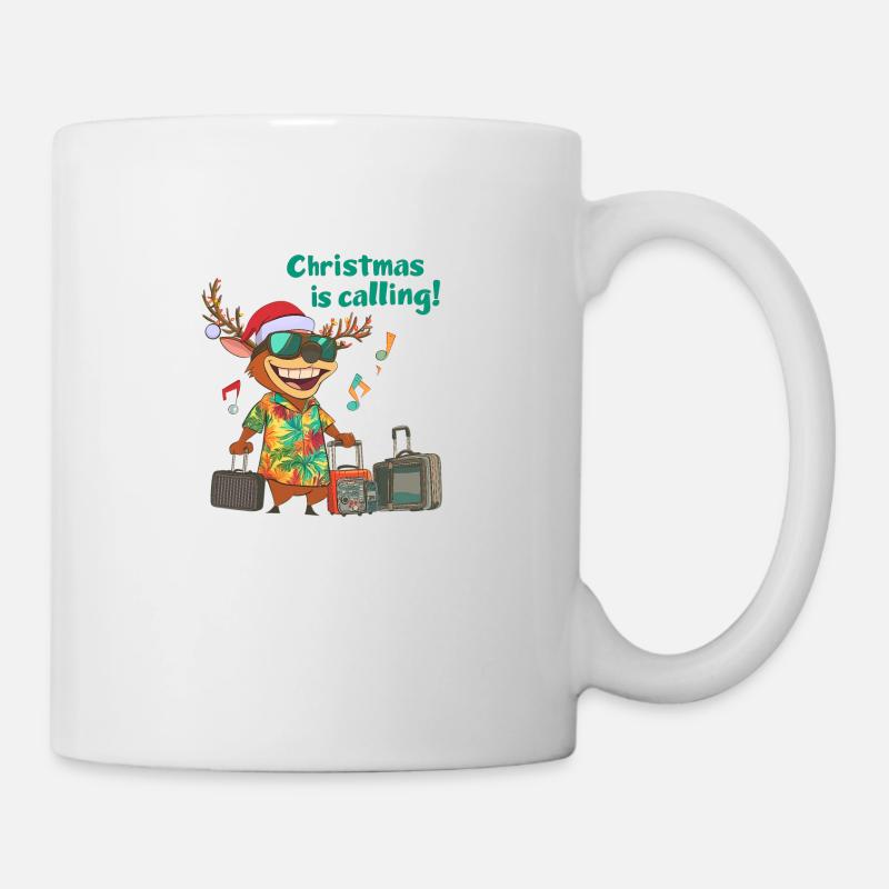 Christmas Is Calling - Tasse - Weiß
