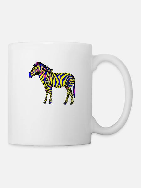 Zebra - Tasse - Weiß