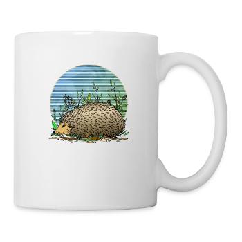 Igel - Tasse - Weiß - Rechts