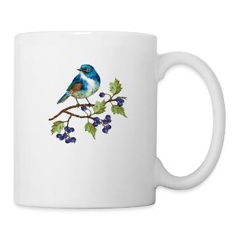 Colorful bird - Mug - white - Right