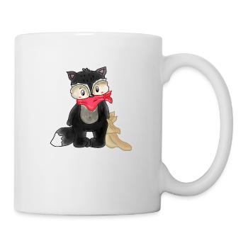Raccoon with Comforter - Mug - white - Right