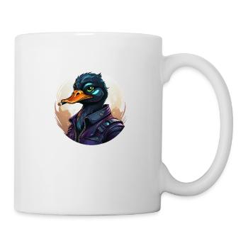Canard au cigare - Mug blanc - blanc - Droite