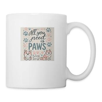 All you need is paws - Mug - white - Right