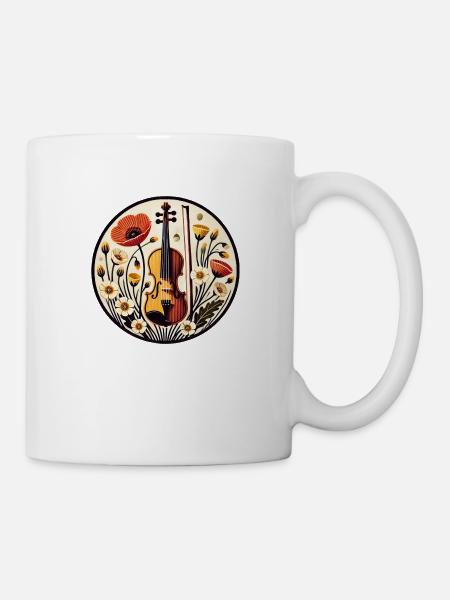 Violon - Mug blanc - blanc