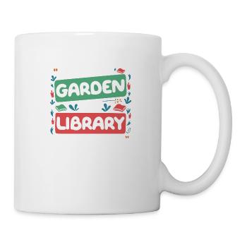 Garden and library – everything you need - Mug - white - Right