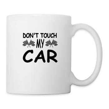 Voiture - Mug blanc - blanc - Droite