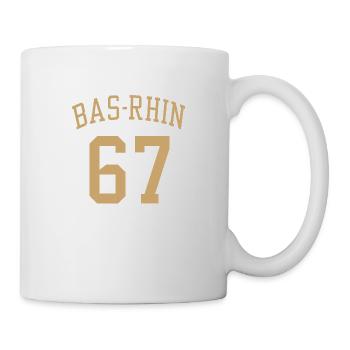 Bas Rhin 67 - Mug blanc - blanc - Droite