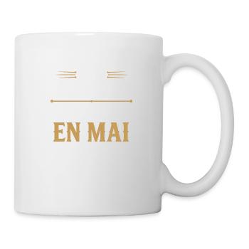 Les légendes naissent en mai - Mug blanc - blanc - Droite