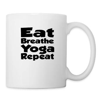 Yoga Méditation Spa Namaste - Mug blanc - blanc - Droite