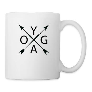 Yoga Meditation Spa Namaste - Tasse - Weiß - Rechts