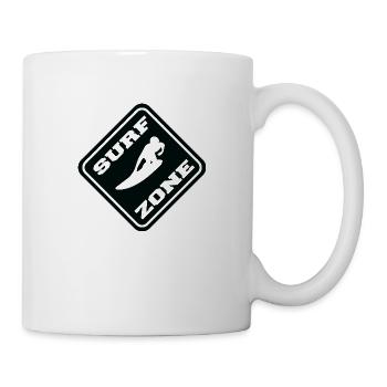 Surfing Surfboard Surfer Wassersport - Tasse - Weiß - Rechts