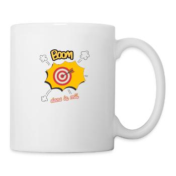 illustration cible - Mug blanc - blanc - Droite
